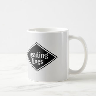 Läsning Resa med tåg Företag logotyp Kaffemugg