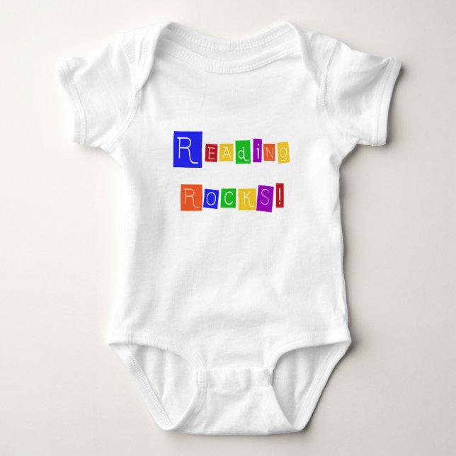 Läsning vaggar Tshirts och gåvor (Framsida)