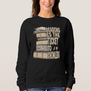 Läsningen är kunskapens biljett t shirt