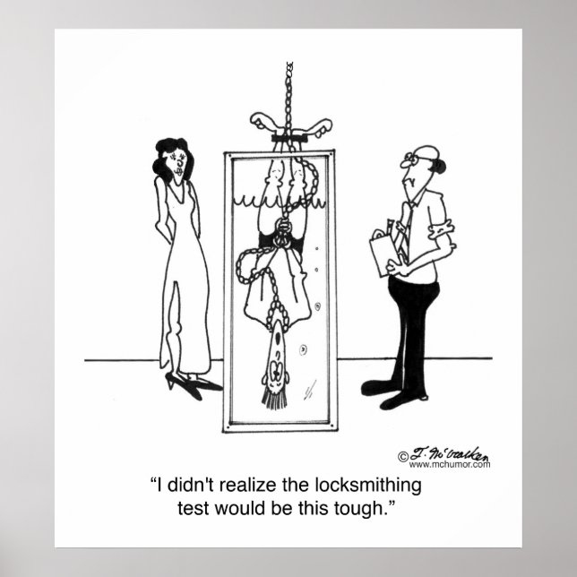 Låsningsprovning är Tuff Poster (Framsidan)