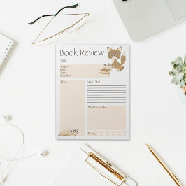 Läsningsram för Bok-granskning Anteckningsblock