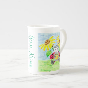 Läsningsstegbug Bone China mugg Benporslin Mugg
