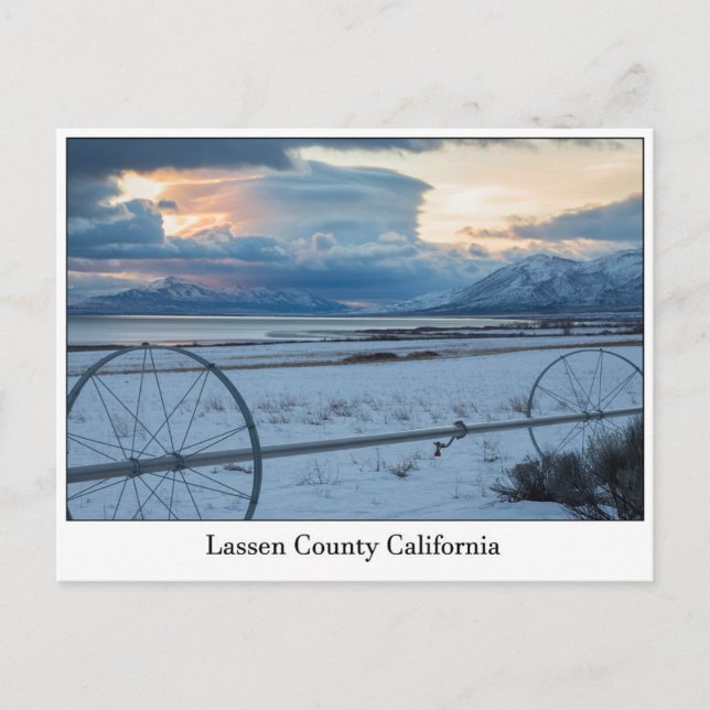 Lassen County California vykort (Framsida)
