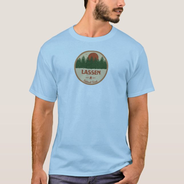Lassen National Forest T Shirt (Framsida)