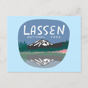 Lassen National Park Mountain Volcano Kalifornien Vykort