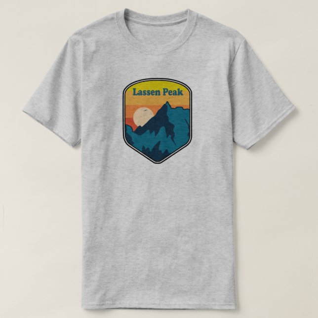 Lassen Peak Kalifornien Soluppgång T Shirt (Design framsida)