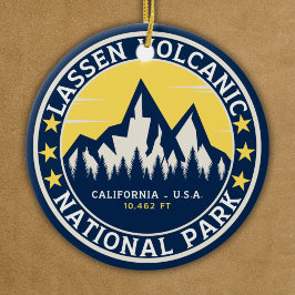Lassen Volcanic National Park California Julgransprydnad Keramik