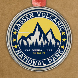 Lassen Volcanic National Park California Julgransprydnad Metall