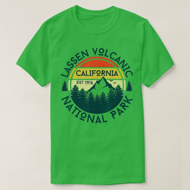 Lassen Volcanic National Park California Nature Hi T Shirt (Design framsida)