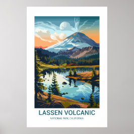 Lassen Volcanic National Park California USA Poster
