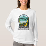 Lassen Volcanic National Park California Vintage T T Shirt<br><div class="desc">Lassen Volcanic-vektorgrafik i ett fönster med stil-design. Parken är rik på hydrotermiska platser som Bumpass helvetet,  med sina tunnlar av bubblande lera pots.</div>