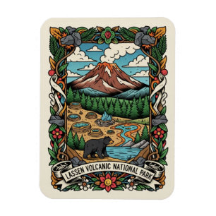 Lassen Volcanic National Park Kalifornien Magnet