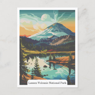 Lassen Volcanic National Park, Kalifornien, USA Vykort