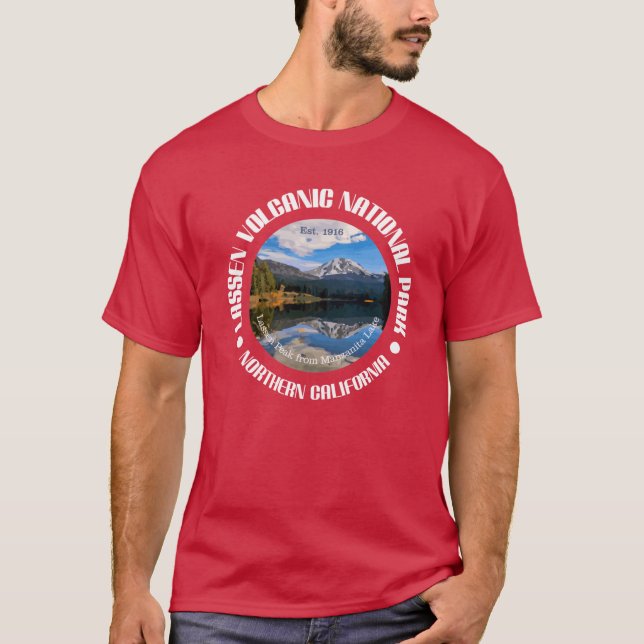 Lassen Volcanic National Park NP T Shirt (Framsida)
