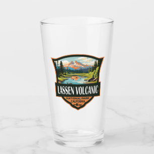 Lassen Volcanic nationalpark Illustration Travel Glaskopp