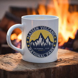 Lassen Volcanic Peak Landscape Kaffemugg
