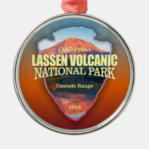 Lassen Volcanic (pilhuvud) Julgransprydnad Metall