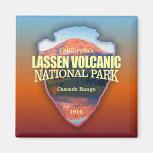 Lassen Volcanic (pilhuvud) Magnet