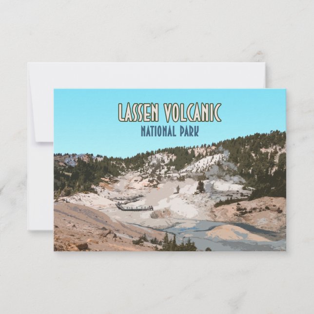 Lassen Volcanics nationalpark Kalifornien (Framsida)