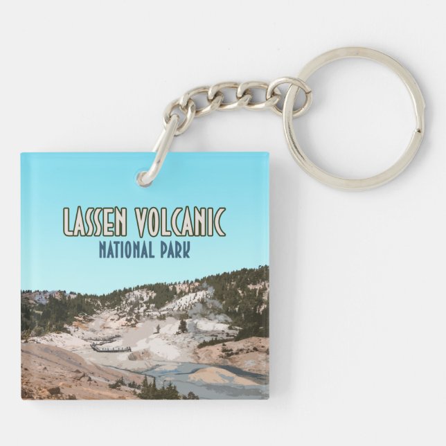 Lassen Volcanics nationalpark Kalifornien (Baksidan)