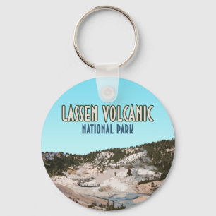 Lassen Volcanics nationalpark Kalifornien Nyckelring