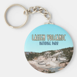 Lassen Volcanics nationalpark Kalifornien Nyckelring