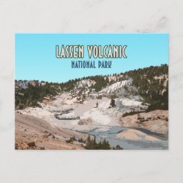 Lassen Volcanics nationalpark Kalifornien Vykort