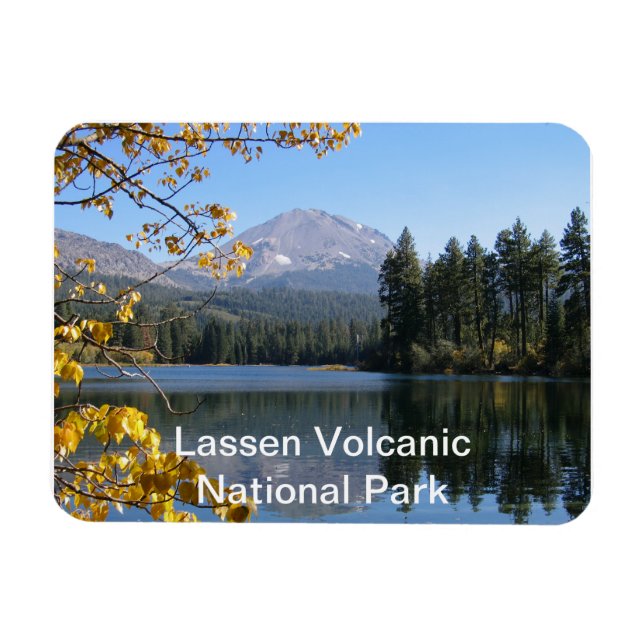 Lassen Volcanics nationalpark Magnet (Horisontell)