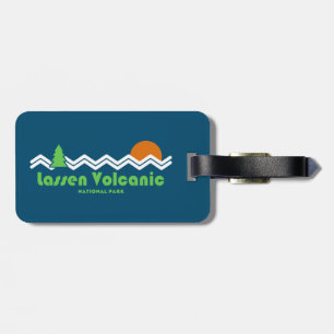 Lassen Volcanics nationalpark Retro Bagagebricka