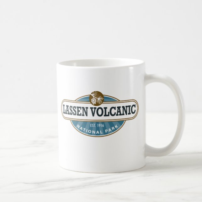 Lassen vulkanisk nationalpark kaffemugg (Höger)