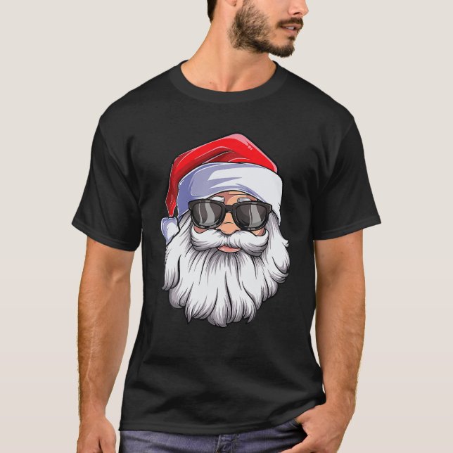 Lasser av havskräfta med hatt skägg av Jultomten m T Shirt (Framsida)
