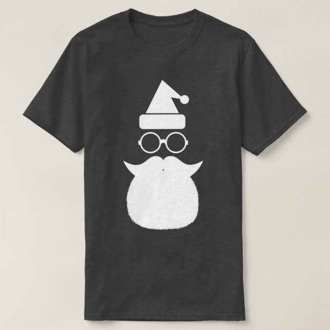Lasser av Jultomten Ansikte med sex kärnor T Shirt (Design framsida)