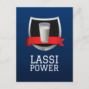 Lassi - Indisk Yoghurt Dryck Vykort