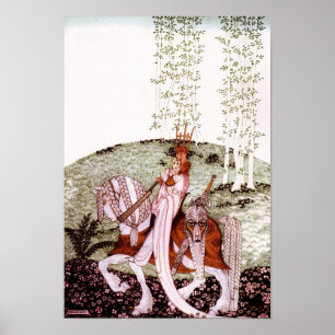 Lassie och hennes Godmor Fine Art Print Poster