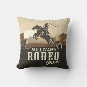 Lasso Roping Roundup ADD NAMN Western Rodeo Show Kudde