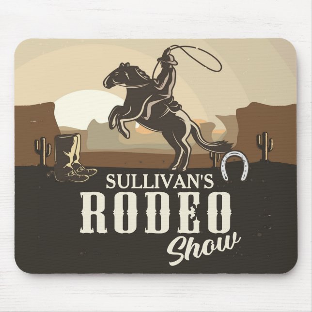 Lasso Roping Roundup ADD NAMN Western Rodeo Show Musmatta (Framsidan)