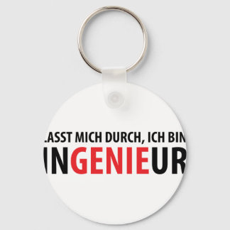 Lasst mich durch ich tunna Ingenieur Nyckelring