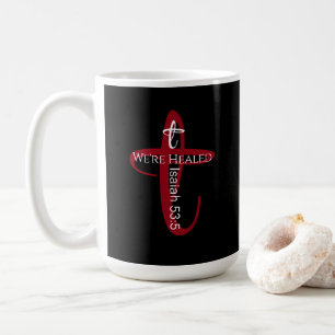 Läst av Jesus Bible Verse Christian Faith Kaffemugg