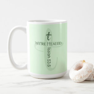 Läst av Jesus Bible Verse Christian Faith Kaffemugg