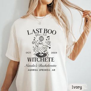 Last Boo Innan jag gör Bachelorette Halloween fest T Shirt