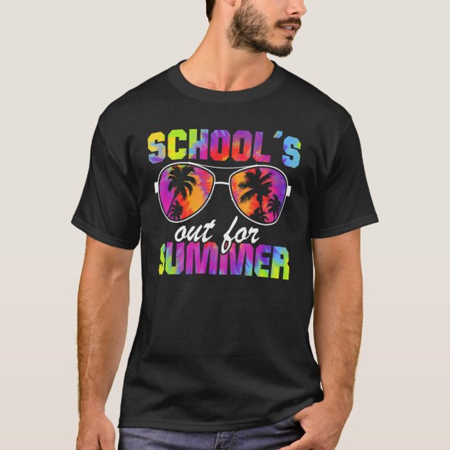 Last Day Of School Schools Out For Summer Teacher  T Shirt (Framsida)