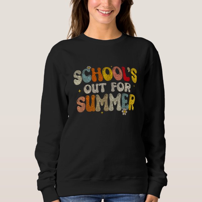 Last Day of School Tie Dye School Graduation T Shirt (Framsida)