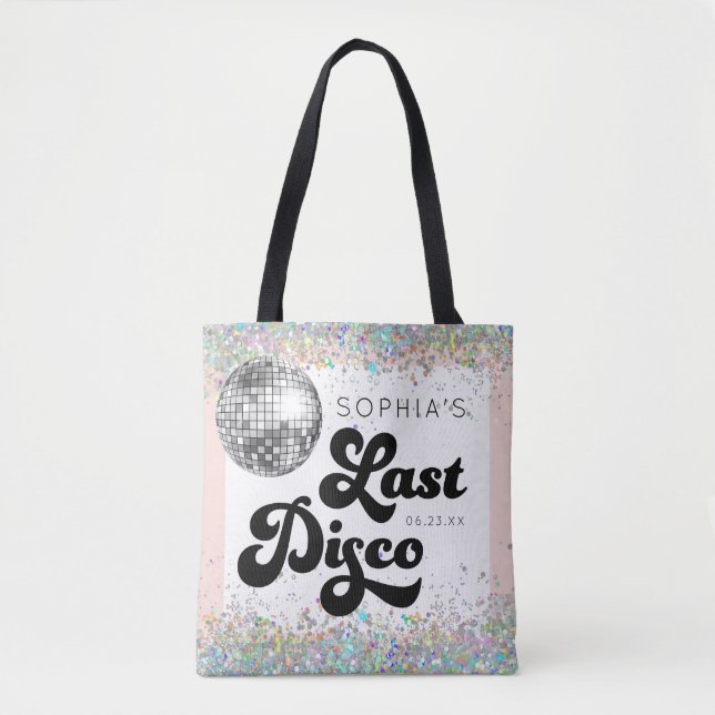Last Disco Bachelorette Party Tygkasse (Framsida)