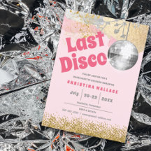 Last Disco Retro Glam Rosa Guld Bachelorette
