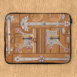 Låst dörr Laptop sleeve<br><div class="desc">Vad ligger bakom den låsta dörren? Den här fantastiska utskriften från 1858 är en visning lås och gångjärn från Gurzenich Hall i Köln, Tyskland. Det levande färg och den intressanta informationen i det här kromolitografiet skapar ett unikt grafiskt redo för din personliga beröring. Det är en unik illustration för kläder,...</div>