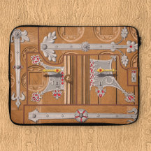 Låst dörr Laptop sleeve