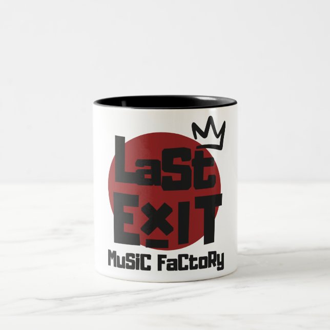 Last Exit Music Factory- Crown Mug Två-Tonad Mugg (Center)