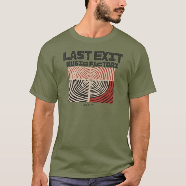 Last Exit Music Factory- Target T Shirt (Framsida)