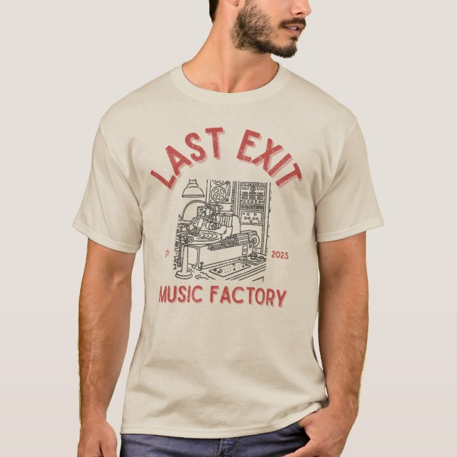 Last Exit-Vinyl Press T-Shirt (Framsida)