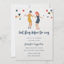 Last Fling Girl's Dancing Bachelorette Party